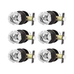 Orger 6 Pack Glass Door Knobs With Oil Rubbed Bronze Rosette, Bath/bed K.... Fixed Price $143.80.