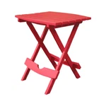 Adams 258421 Quik Fold Patio Side Table, Resin, Cherry Red - Quantity. Fixed Price $38.43.
