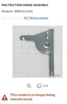 New** Listing WD01X21435 Genuine Oem Dishwasher Rh Hinge Friction Pad Nla. Fixed Price $24.99.