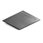 24" Zline Dishwasher Panel Snow Finish Stainless Modern Style Handle DP-SS-24. Fixed Price $199.00.