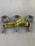 National Hardware N220-459 Stainless Steel Large Screw Eye #2 X 2-5/8 New. Fixed Price $25.99.