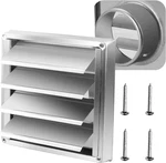 Funmit 4'' Metal Dryer Vent Cover With Mesh Screen, 7"X7" Outdoor Stainles. Fixed Price $26.19.