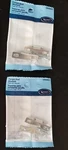 Lot Of Kenney Single Silver Curtain Rod Bracket (2-PACKS) Brand New. Fixed Price $9.95.