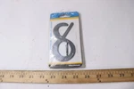 (3-PK) Hillman Aluminum Die Cast Nail On Number Black 4" 841632. Fixed Price $7.77.