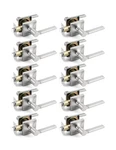 Mengico 10 Pack Passage Door Levers Satin Nickel, Heavy Duty Interior Ha.... Fixed Price $155.32.