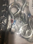 Lot Of 10 National Hardware N221-309 Eye Bolt, 1/2" X 4", Zinc Plated. Fixed Price $29.99.