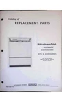 Kitchenaid Dishwasher Parts Catalog 1974 KD-17A KD-37A KD-57A Hobart Ohio Repair. Fixed Price $20.99.