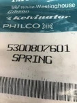 Oem Frigidaire Dishwasher Spring Original PART#5300807601 #H5A1. Fixed Price $29.99.