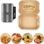 130PCS Air Fryer Liners Disposable For Ninja SL401/SL451, Rectangle Baking Parch. Fixed Price $28.36.