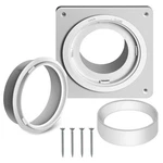 Senshare Dryer Vent Connector Kit, Wall Plate With Quick - No Hoses. Fixed Price $14.99.