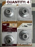 New 4-PACK Lot National Hardware Wall Door Stop Chrome N215-848. Fixed Price $19.88.