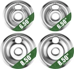 Silver G-e Electric Stove Drip Pans GE68C Range BOWLS-4 Packs 2 X. Fixed Price $26.10.