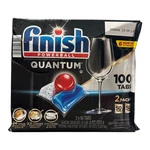 Finish Quantum Powerball Dishwasher Detergent Tablets, 100 Count. Fixed Price $24.99.