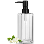 Gmisun Glass Soap Dispenser With Stainless 1 Pack, Clear Bottle + Black Pump. Fixed Price $21.99.