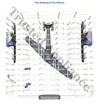 Oem Genuine Kitchenaid Dishwasher Upper Rack 8539233 WPW10350382. Fixed Price $89.09.