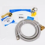 Dishwasher Installation Hose 6" Stainless Steel With Elbow And Connectors. Fixed Price $25.97.