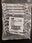 Turnbuckle, National N221-861 Hook And Eye 1/4"X7-1/2" Zinc Plated, Bag Of 10. Fixed Price $14.87.