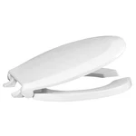 Centoco Toilet Seat Round, Open With Cover, / Front, White. Fixed Price $71.99.