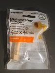 Eastman Dishwasher Elbow Brass 3/8" Inlet X 3/4" Outlet 0788175. Fixed Price $9.99.
