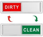 Cimkiz Dishwasher Magnet Clean Dirty Sign Shutter Only 7*2 Inches, A) Silver. Fixed Price $14.64.