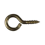 National Hardware N119-289 Large Screw Eye, Solid Brass, 1-3/8 In., 4-PK.. Fixed Price $34.42.