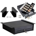 Volcora Cash Register Drawer With Under Counter Mounting Metal Bracket, 13". Fixed Price $87.54.