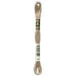 12 Pack Dmc 6-STRAND Embroidery Cotton 8.7YD-LIGHT Beige Brown 117-841. Fixed Price $17.24.