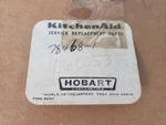 Kitchenaid Hobart Dishwasher Interval Timer 78468-1 (4160053) (box Ggg). Fixed Price $116.67.