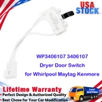3406107 Dryer Door Switch For Whirlpool, Admiral, Amana, Crosley, Estate, Inglis. Fixed Price $7.99.