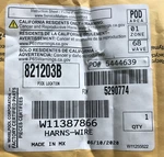 New Whirlpool Kitchen Aid Dishwasher Wire Harness W11387866. Fixed Price $25.01.