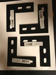 National Hardware N351-504 Black Corner Plate 4.5 X 1.5 1/8 In. (pack Of 4). Fixed Price $18.00.