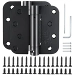Automatic Self-closing Door Hinges Black Matte Inch X 4",SPRING .... Fixed Price $30.92.