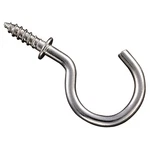 National Hardware N119-730 Cup Hook, Steel, Nickel. Fixed Price $12.88.