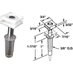 Prime-line Bifold Door Square Top Guide (2 Count) 6705. Fixed Price $10.15.