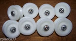 Ge Dishwasher -set Of 8 Dishrack Rollers Upper & Screw Assly WD12X332. Fixed Price $14.99.
