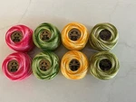 Dmc Pearl Cotton Ball Size 87YD Variegated 4 Colors Lot Of New. Fixed Price $18.00.