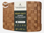 Socisen 20"X15" Xl Bamboo Cutting Board Non Slip Over Sink Kitchen Wooden. Fixed Price $50.00.