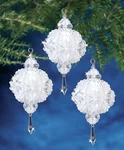 The Beadery Holiday Beaded Ornament Kit-christmas Ball Makes 3 BOK-7468. Fixed Price $18.08.