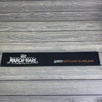 Mad March Hare Irish Poitin Bar Mat, Rubber Counter Beer Strip Man Cave. Fixed Price $21.99.