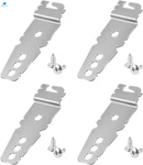 4PCS Dishwasher Mounting Brackets With Screws, Under Counter M, Silver. Fixed Price $12.42.