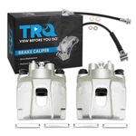 Trq Rear Brake Caliper Set Brackets Hardware Hoses Zinc Coated Compatible Wit.... Fixed Price $205.07.