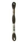 Dmc 6-STRAND Embroidery Cotton 8.7YD-VERY Dark Brown Grey. Fixed Price $16.92.