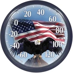 Taylor Bald Eagle Indoor Outdoor Dial Thermometer, Easy To Read Wall Decor For P. Fixed Price $27.54.