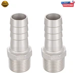 "1" Hose Barb Fitting Npt Male 304 Stainless Steel Adapter For Air Water Oil. Fixed Price $20.95.