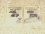 New Whirlpool Factory Part# WPW10195839 - Dishwasher Rack Adjuster 2PK. Fixed Price $13.00.