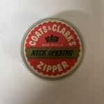 Vintage Coats & Clark Zipper Sewing Supplies 22 56-B Cloister Brown. Fixed Price $12.79.