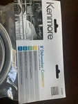 New 2213000 Kenmore Dishwasher Connector Kit 8' Braided Stainless Steel Hose. Fixed Price $9.97.