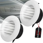 Wadoy Inch Soffit Exhaust Vent Kit For Bathroom 2PCS-ABS-4 In., White. Fixed Price $23.99.