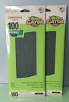 X Gator 11 In.l 4.25 In.w 100 Grit Silicacut Drywall Sand Paper Pk - New. Fixed Price $15.95.