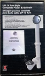Keeney Plastic Bath Drain Polished Chrome Lift'n Turn 62AW Fits Standard Tubs. Fixed Price $23.49.